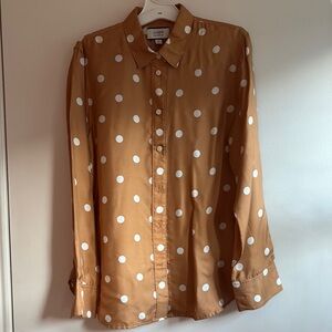 J. Crew COLLECTION Polka Dot Shirt